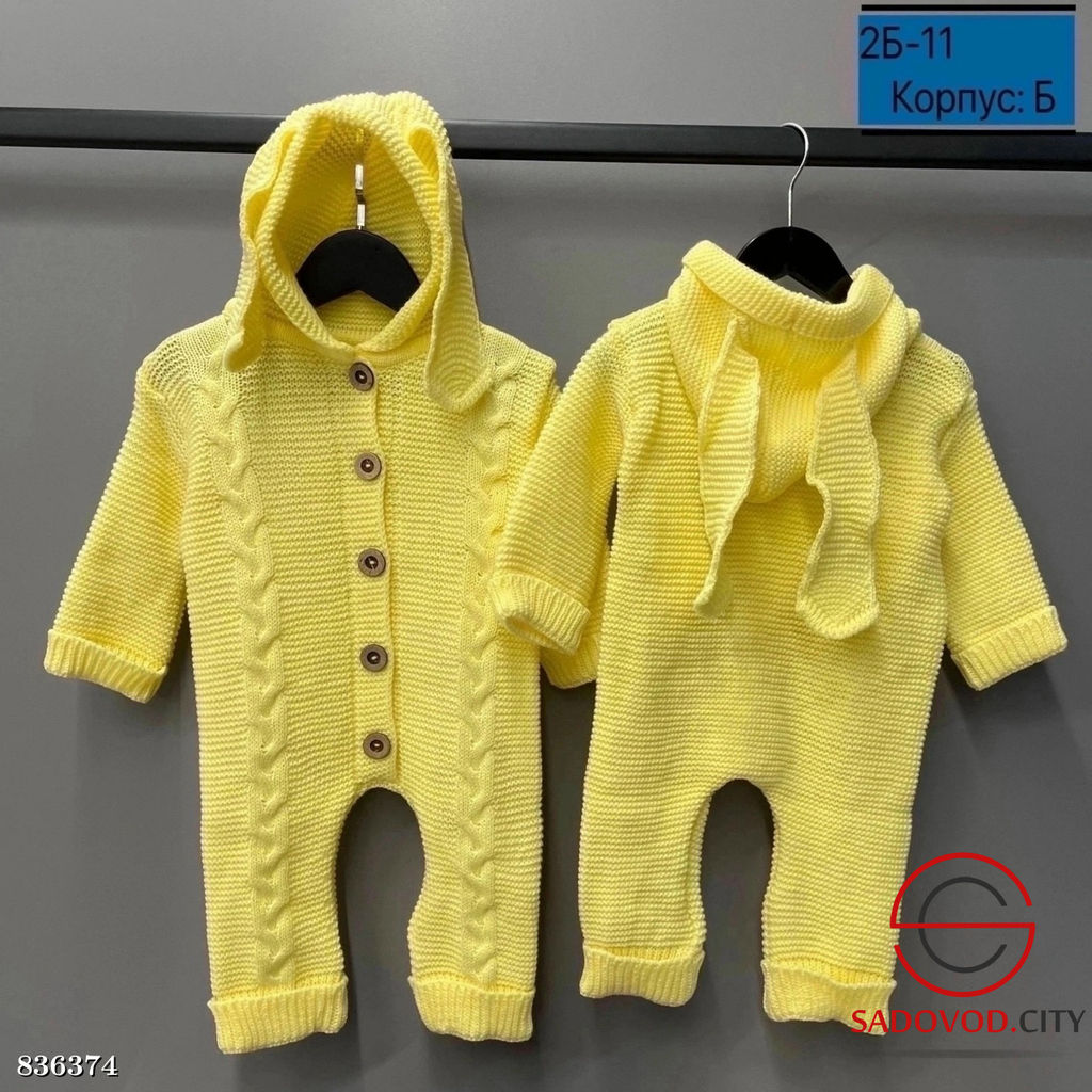 Комбинезон для девочки из шерсти