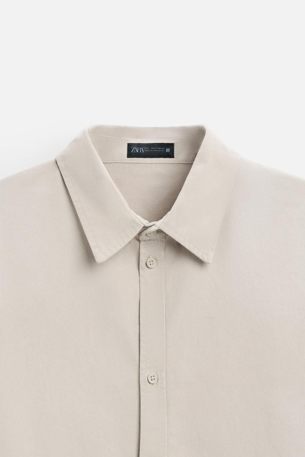 WASHED RELAXED FIT SHIRT - Zara фото 17