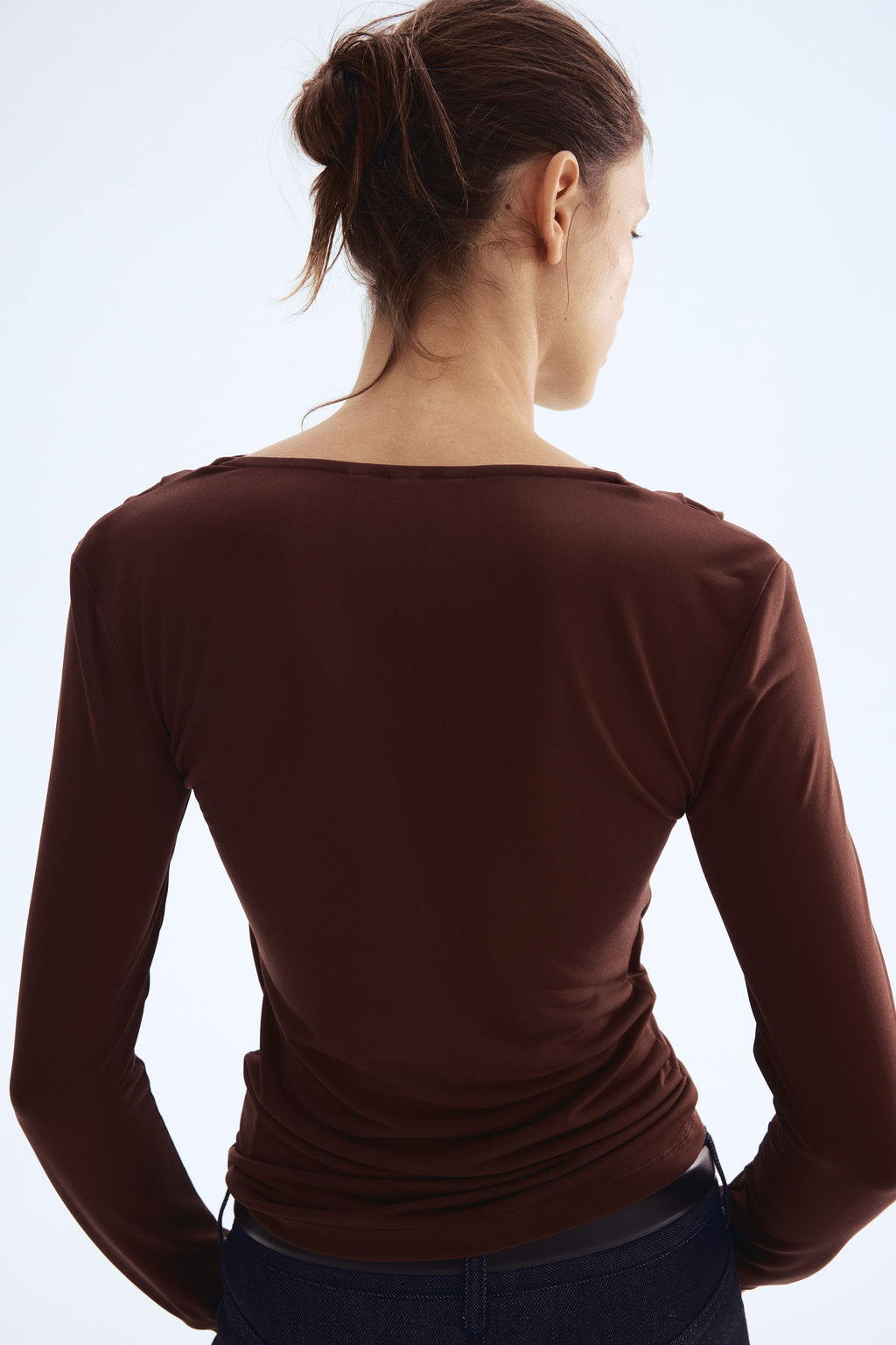 Top con escote drapeado - H&m фото 5