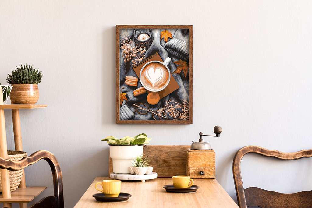 ФРЕЯ PNB/PM-154 Набор для раскрашивания по номерам 40 х 30 см За чашкой какао  фото 4