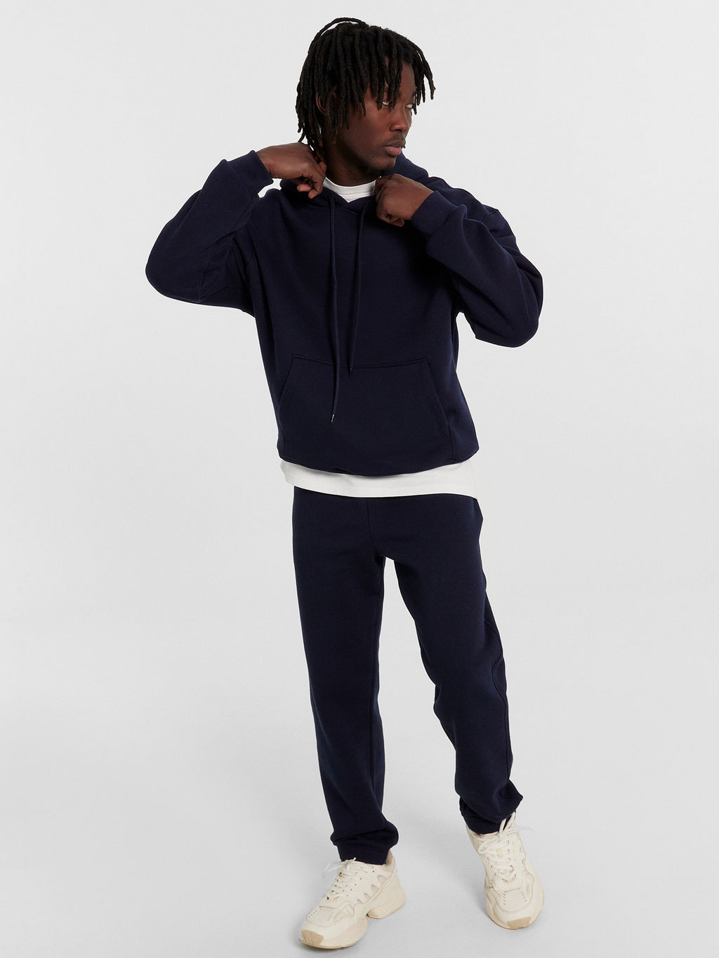 Спортивный костюм мужской синий сине -черный 191027