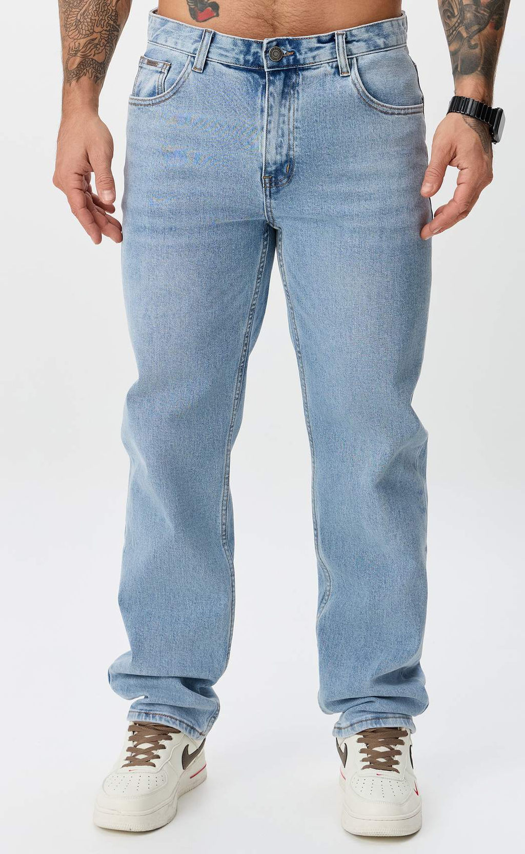 Джинсы муж. F611-0181 l.blue - Fine joyce фото 3