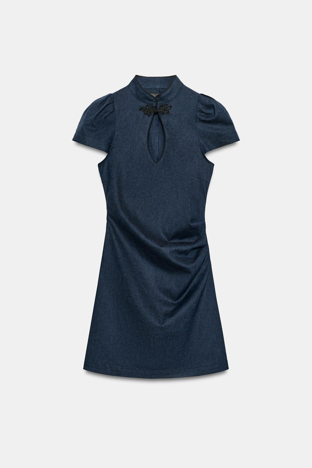 VESTIDO MINI ALAMAR CON LINO / ?ndigo - Zara фото 6