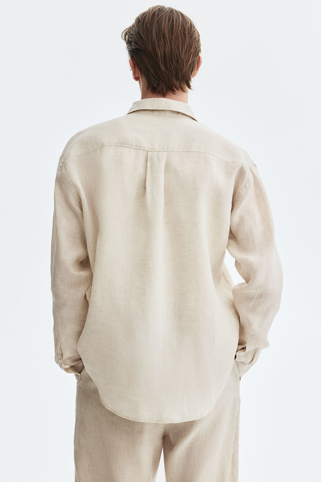 Camisa de lino Relaxed Fit - H&m фото 5