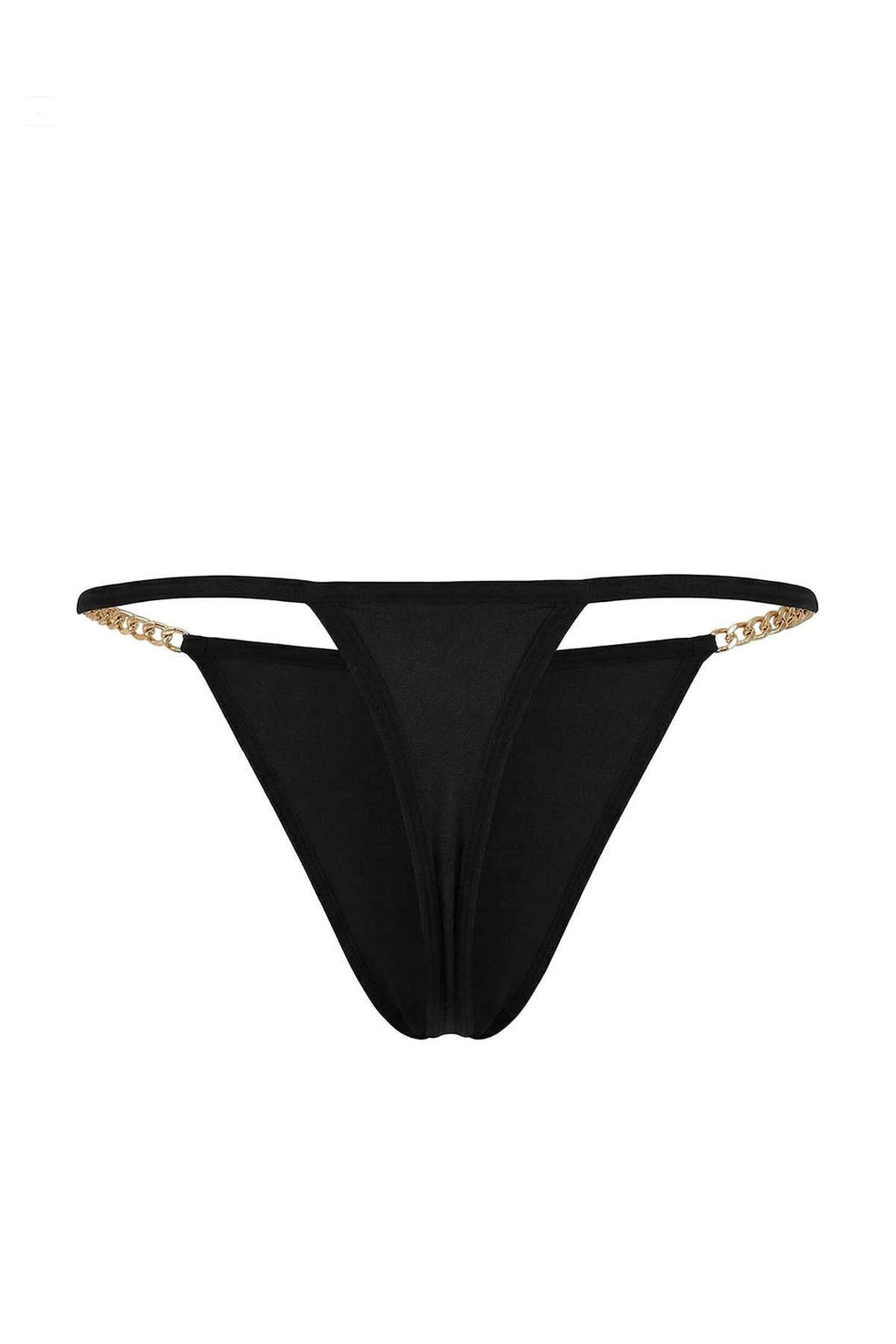 Siyah-K?rm?z? 2li Micro Zincir Detayl? String Kulot THMSS26KU00008