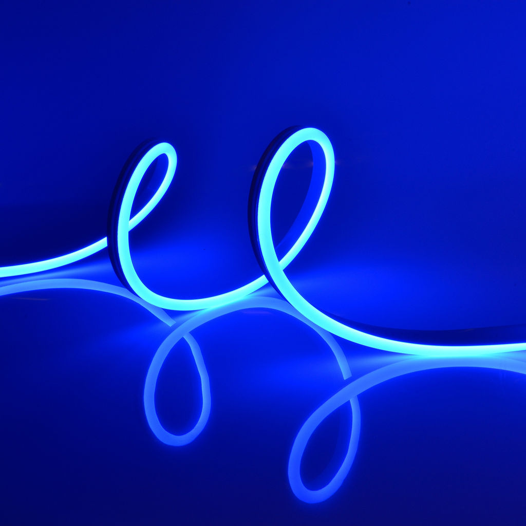 ULS-N21-2835-120LED/m-8mm-IP67-220V-8W/m-50M-BLUE Светодиодная гибкая герметичная лента. NEON. Бобина 50 м. Синий свет. TM Uniel.
