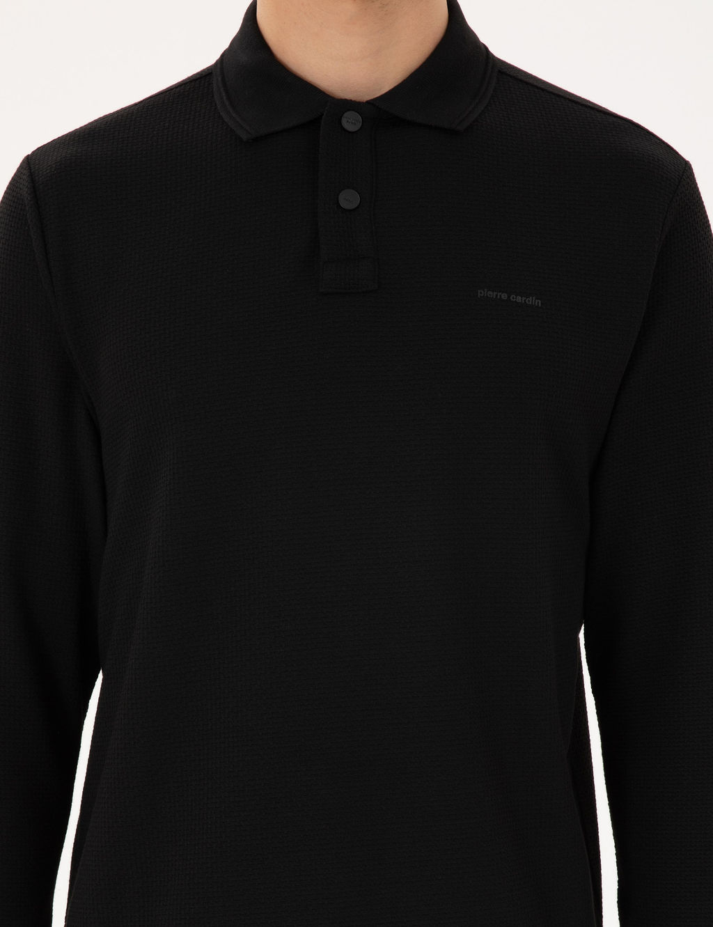 Siyah Regular Fit Sweatshirt - Pierre cardin фото 6