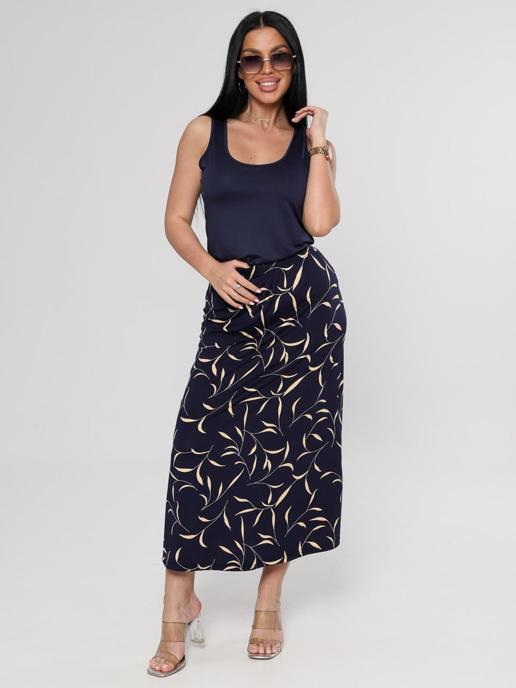 IV-CAPRIZ Тимиан - юбка из ткани масло  фото 23