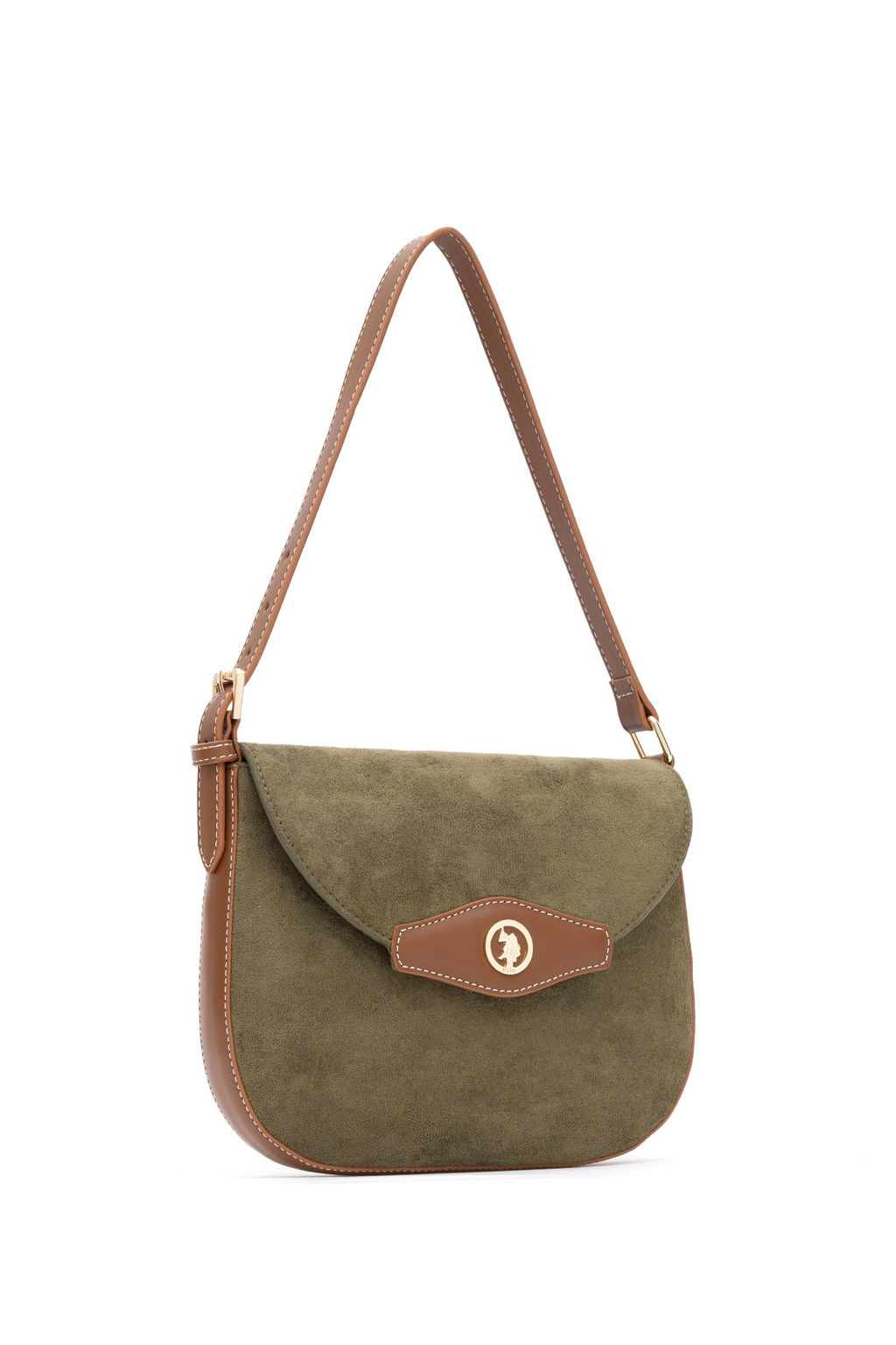 Женская сумка цвета хаки Неожиданная скидка в корзине - U.s. polo assn фото 2