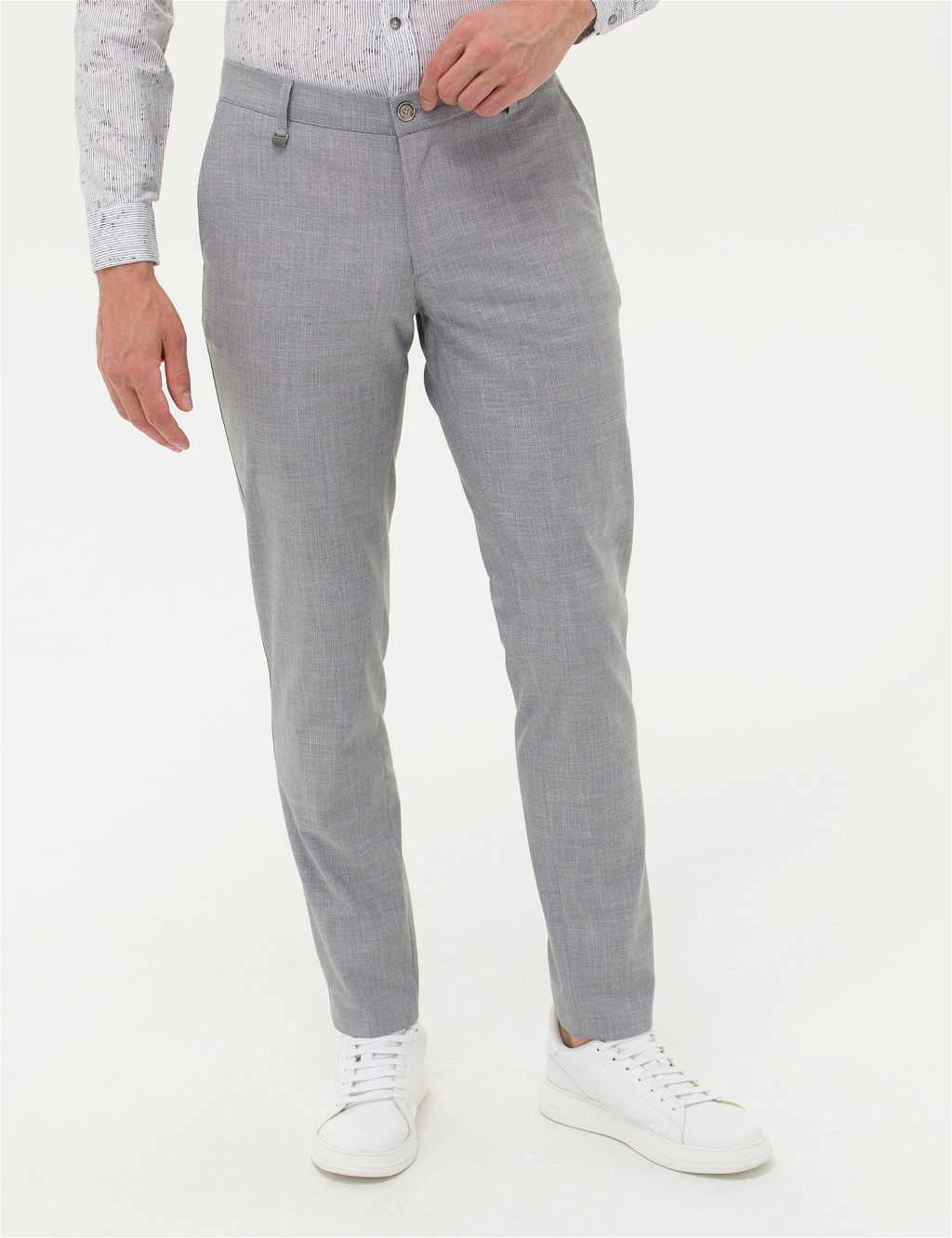 Gri Klasik Pantolon - Pierre cardin фото 2