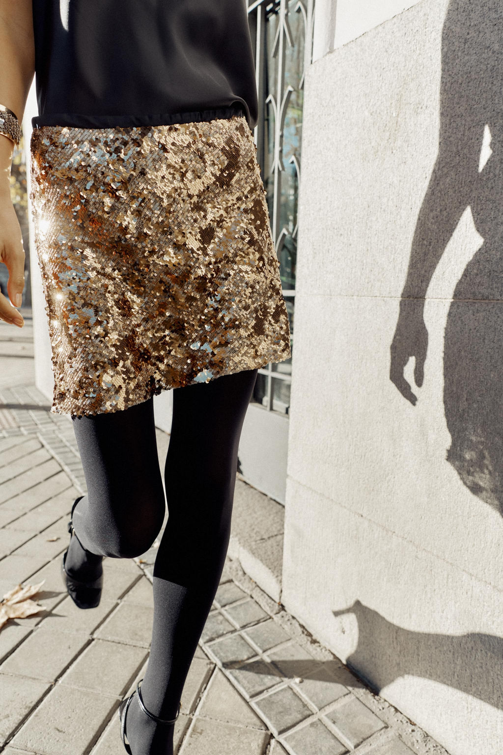 SEQUIN MINI SKIRT - Zara фото 3