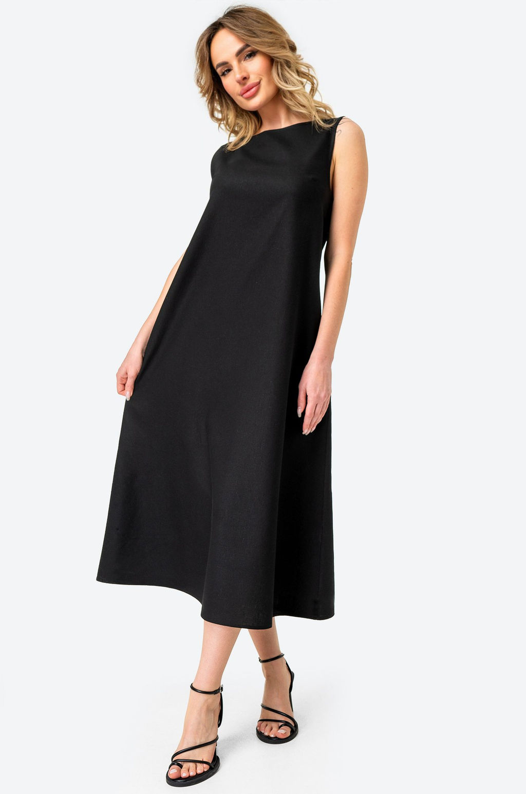 Женское льняное платье Happyfox