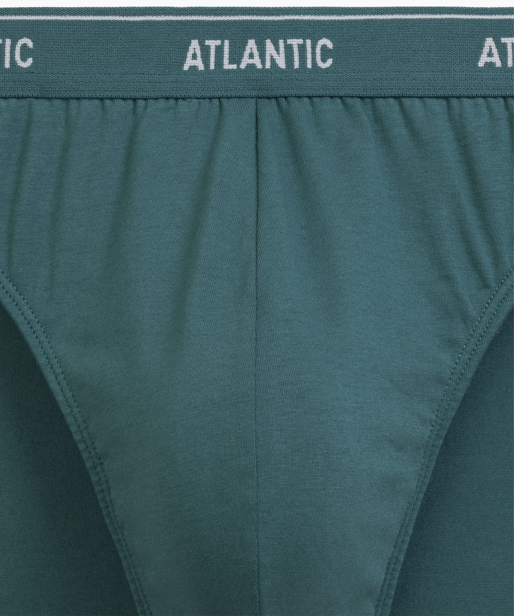 ATLANTIC 2RMP-001 Трусы спорт - набор (2 шт.) сине-зеленый + зеленый  фото 5