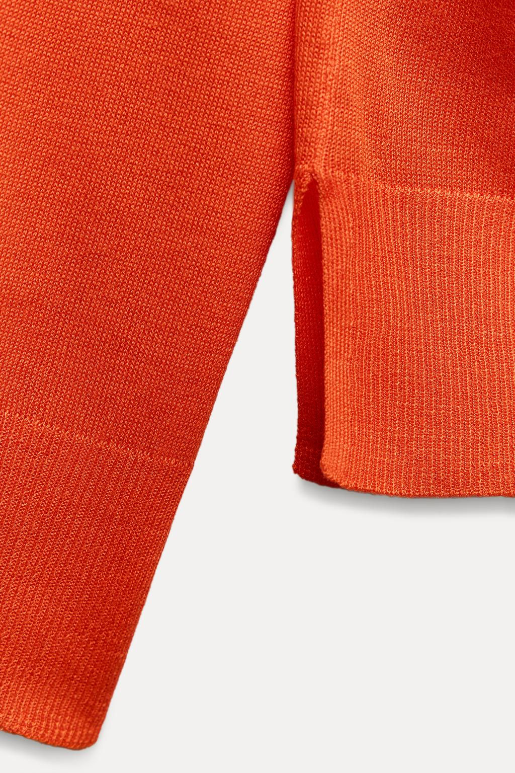 PLAIN FINE KNIT SWEATER - Zara фото 20