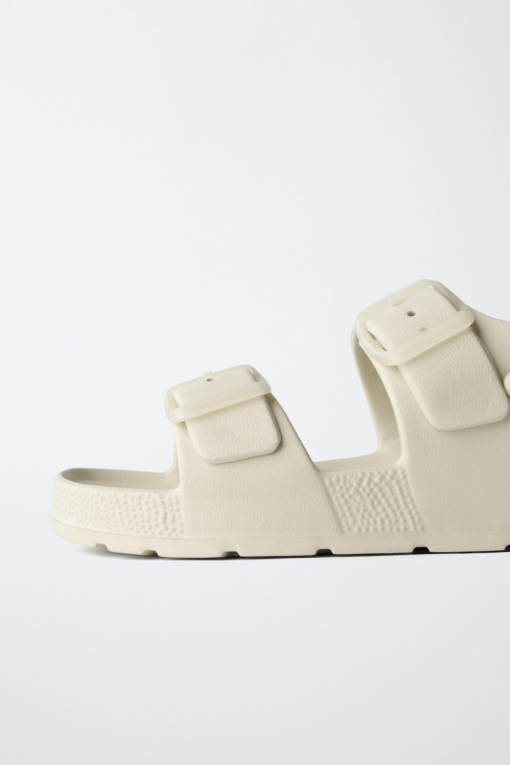 SANDALIA ENGOMADA HEBILLAS / Blanco Crudo - Zara фото 6