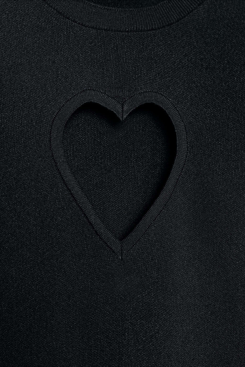 KNIT JUMPER WITH HEART CUT-OUT - Zara фото 14