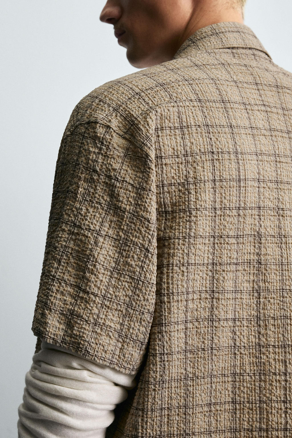TEXTURED STRUCTURE SHIRT - Zara фото 6