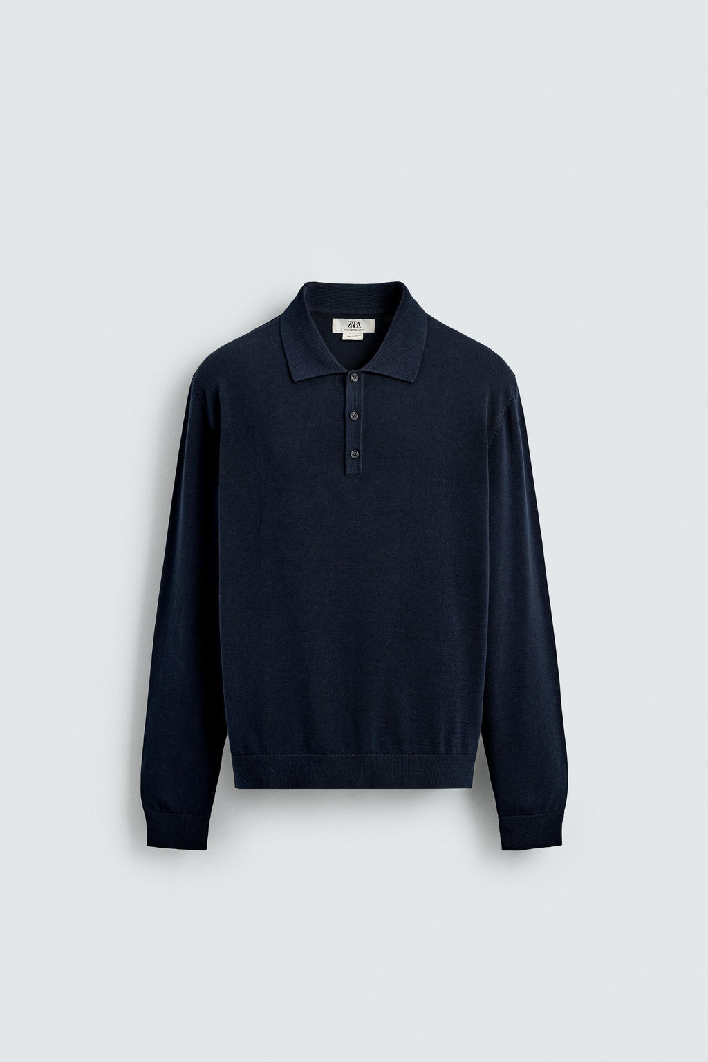RELAXED FIT KNIT POLO SHIRT - Zara фото 15