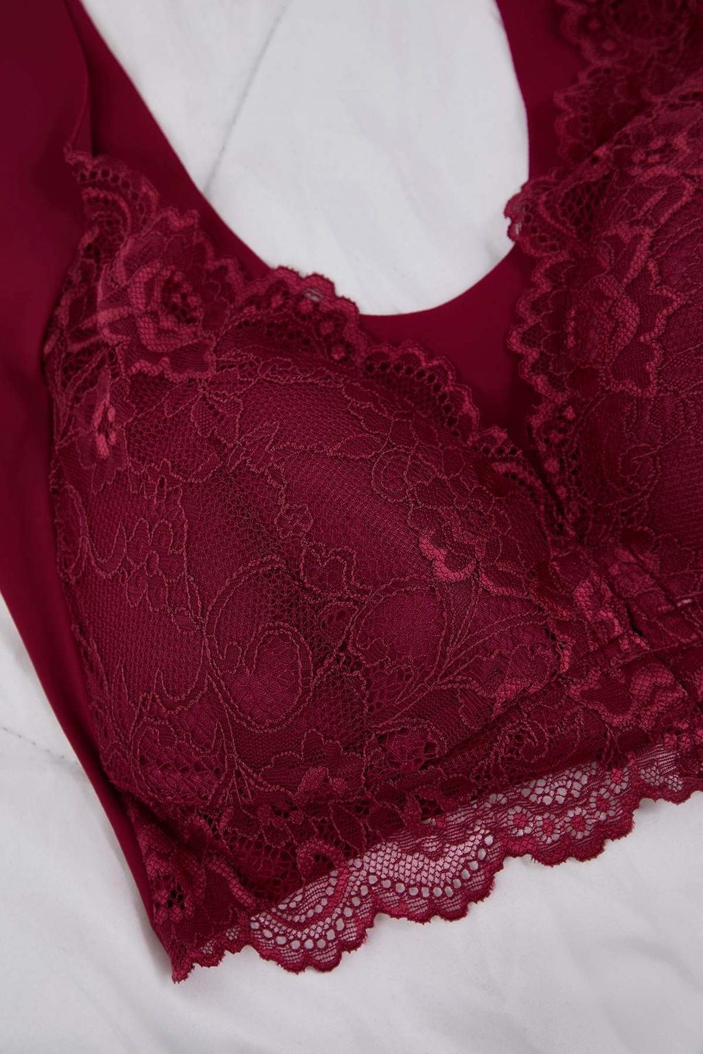 Visne Agrafl? Micro Kapl? Bustiyer Sutyen THMAW26SU00025 - Trendyolmilla фото 6