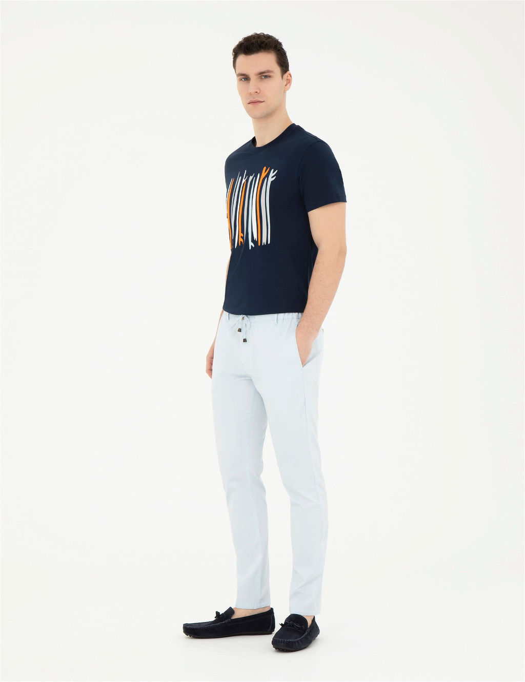 Mavi Slim Fit Kanvas Pantolon