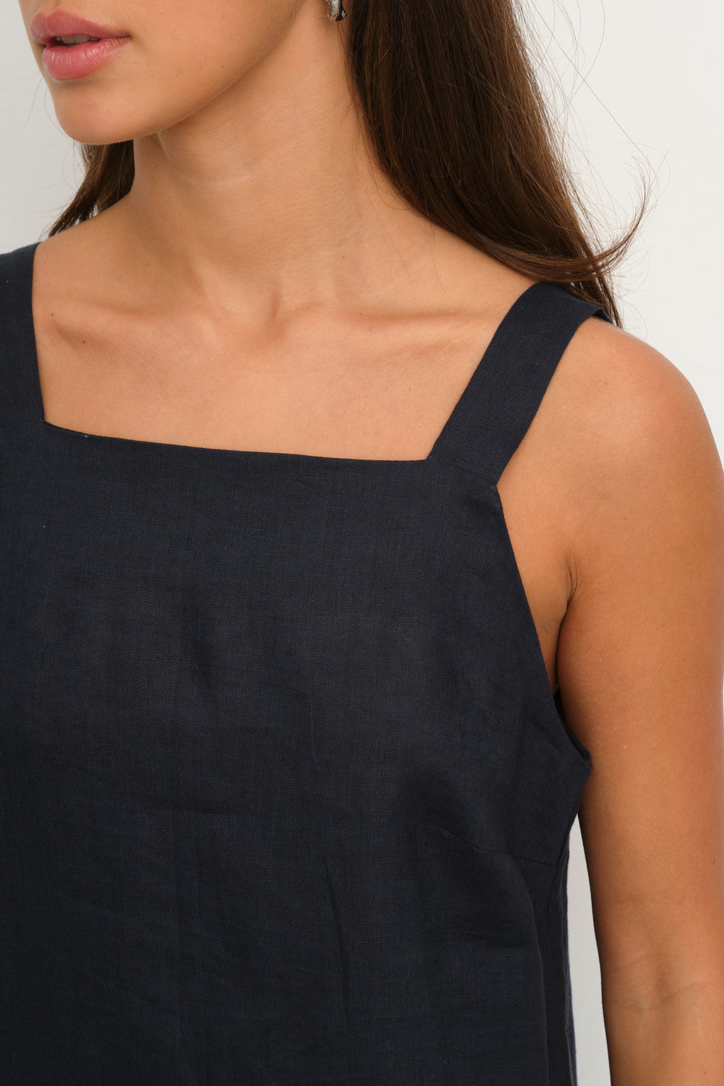 Сарафан длинный D010 1_NAVI/Темно-синий - M&G all natural фото 4