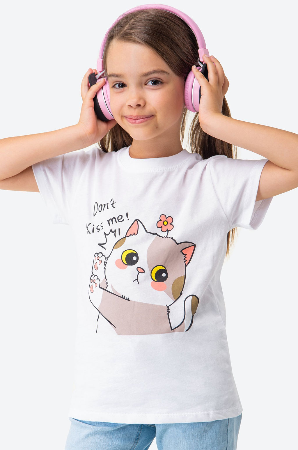Детская хлопковая футболка Happyfox
