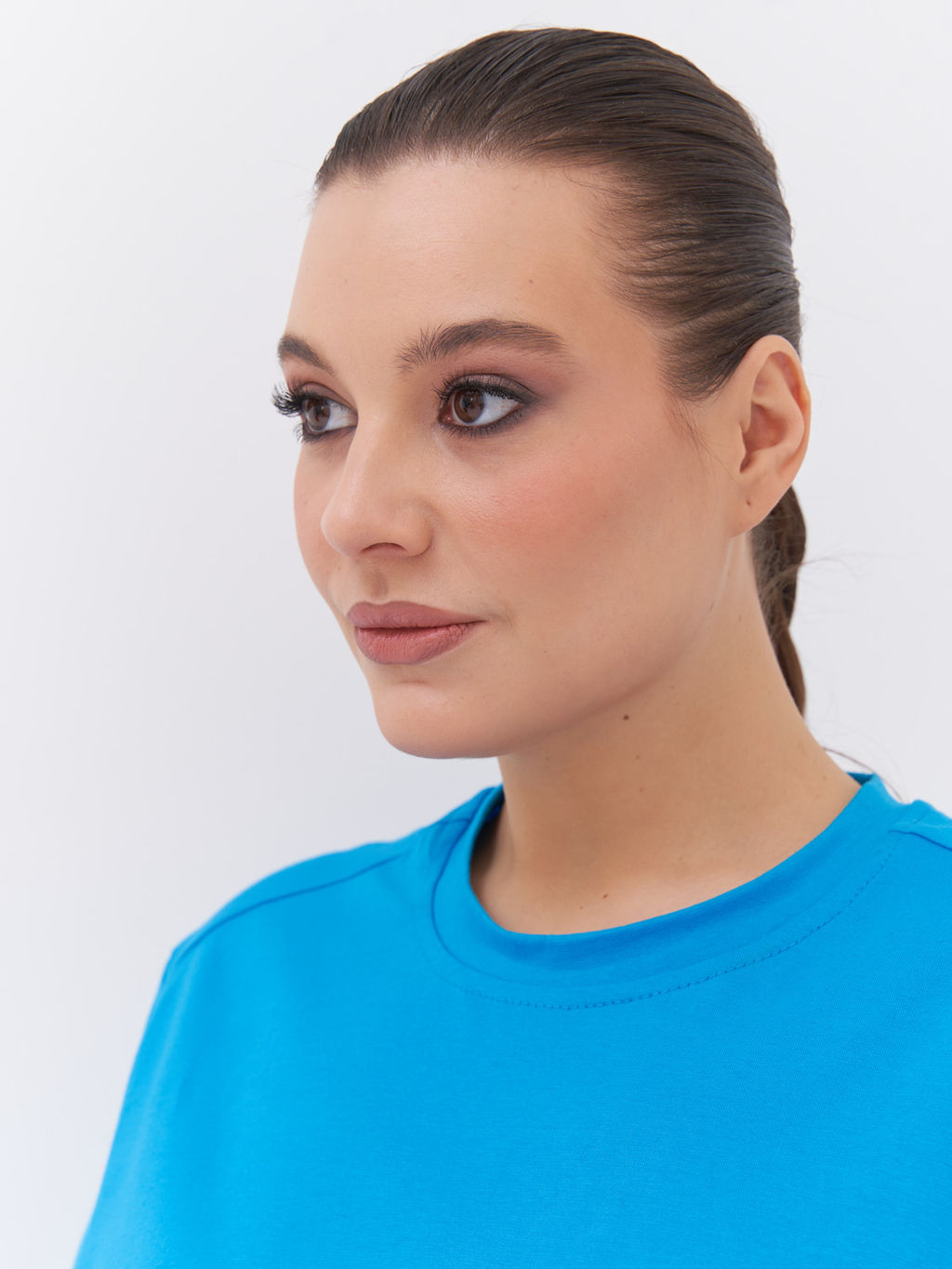 Футболка из хлопка FU21502BLU14 - Артесса фото 3