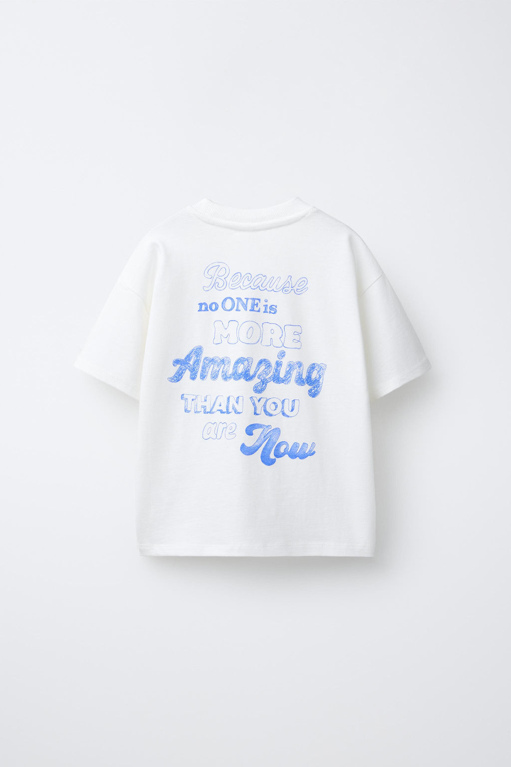 CAMISETA TEXTO / Blanco - Zara фото 2