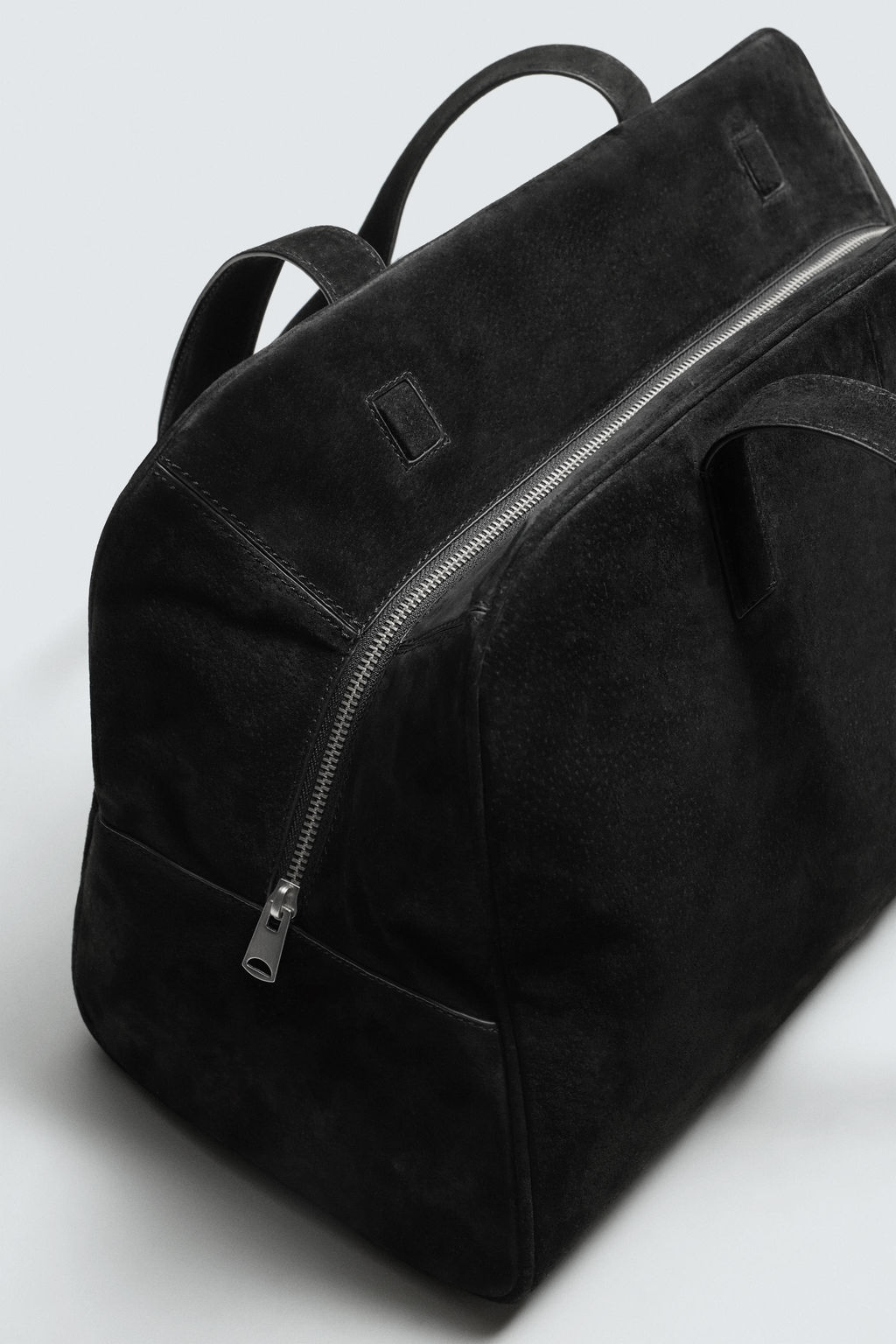 BOLSO DE VIAJE PIEL M / Negro - Zara фото 5