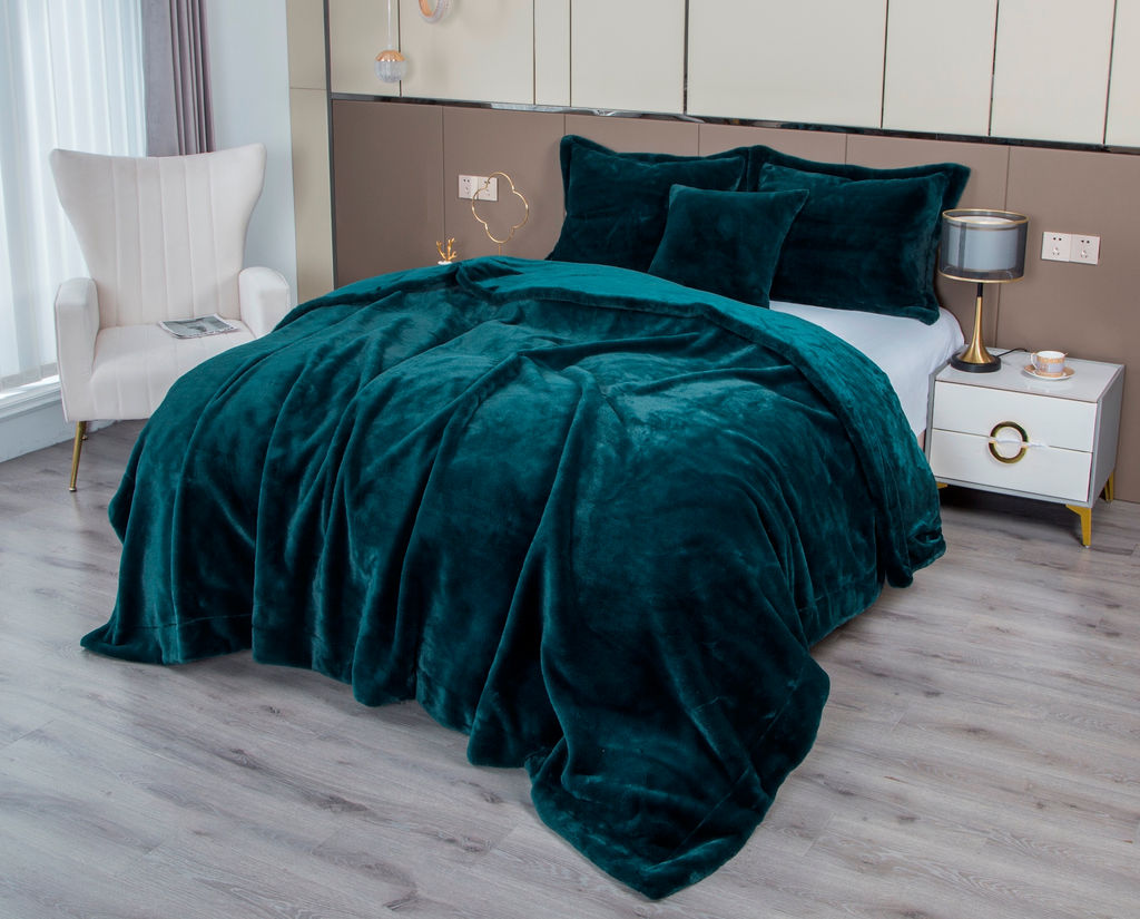 Покрывало декоративное Rabbit (изумруд) 220х240 - Kazanov.a. фото 3