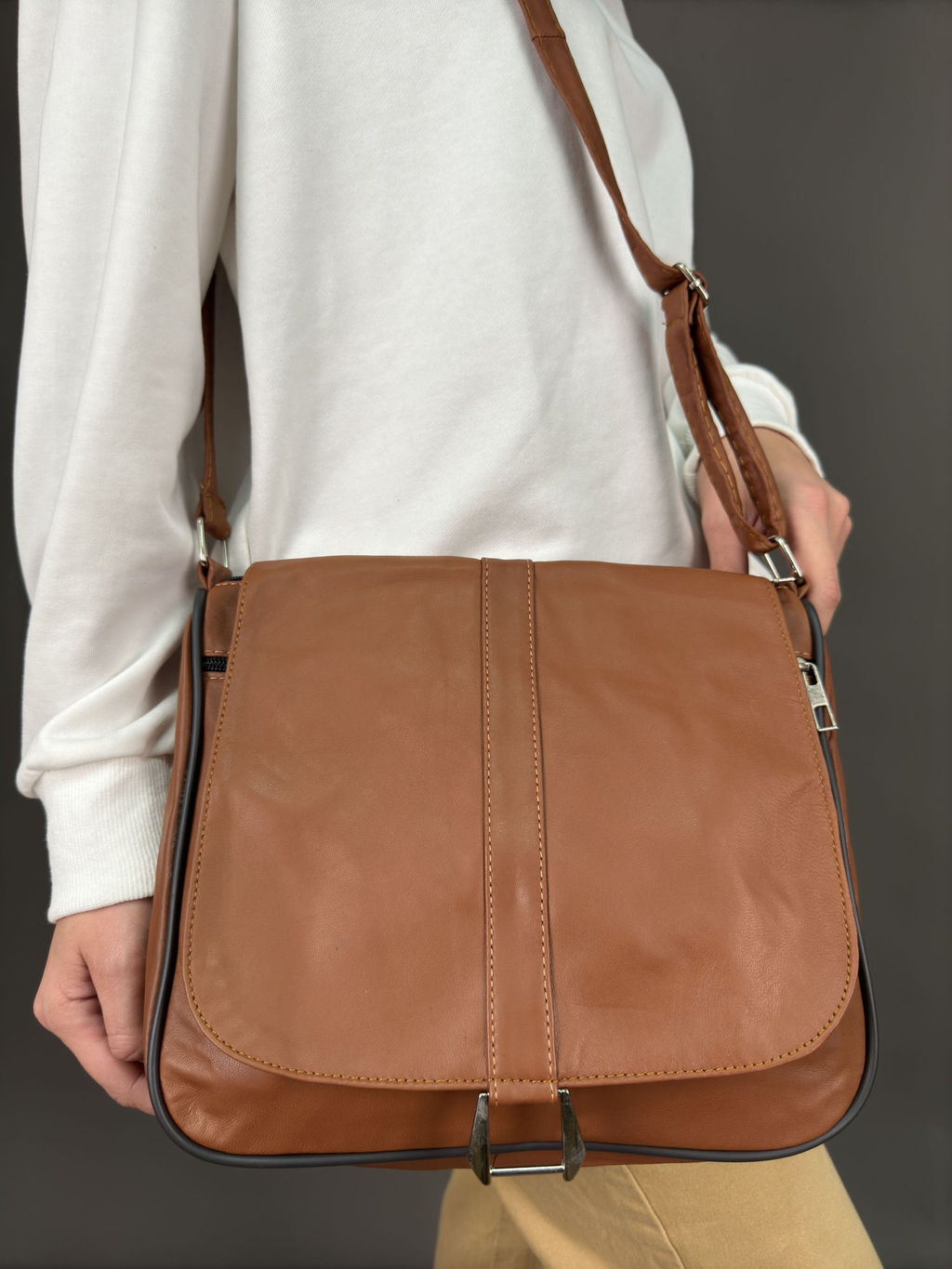 Сумка женская из телячьей кожи