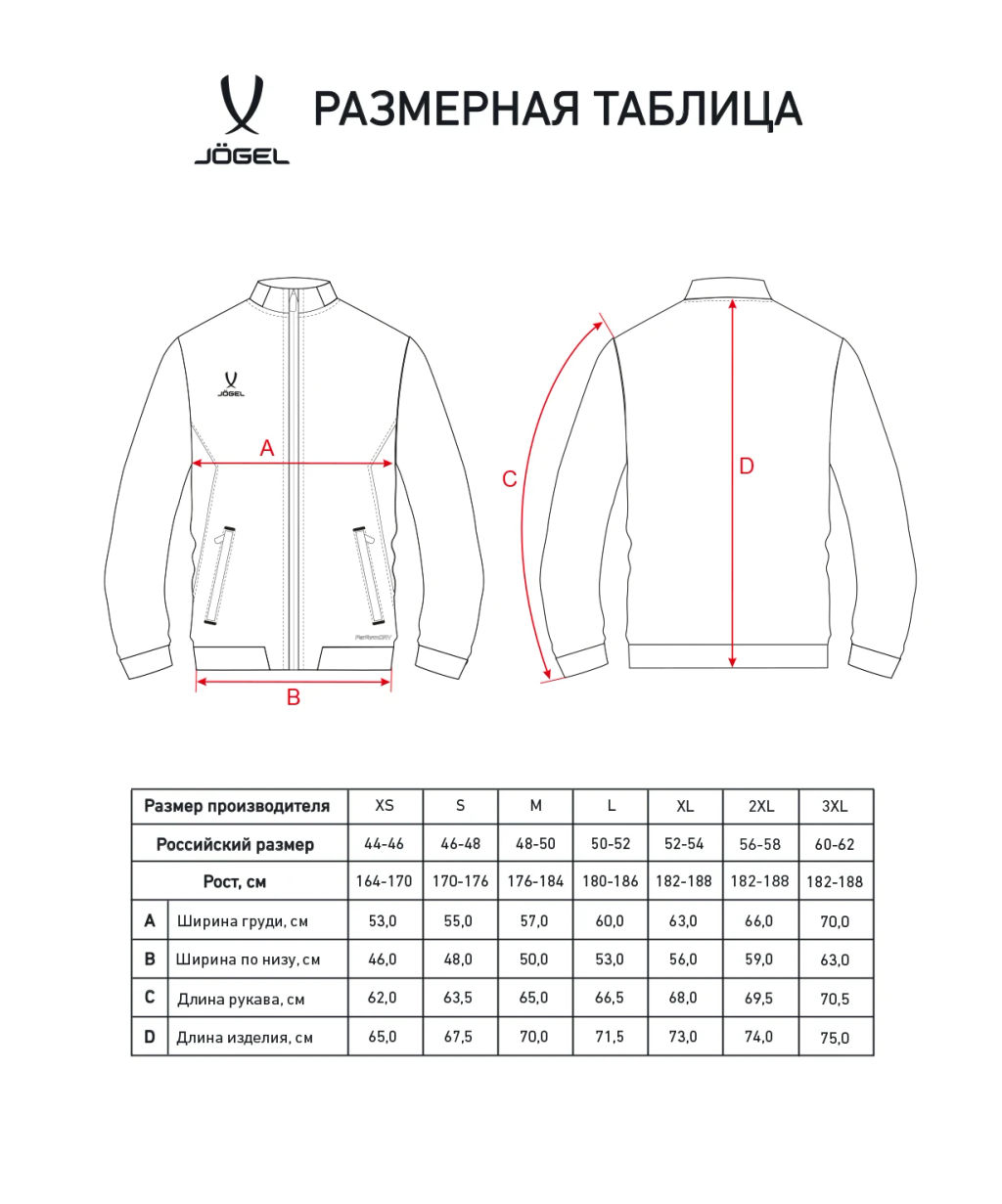 Куртка парадная JOGEL PREMIER PerFormDRY Woven Jacket, темно-синий  фото 8