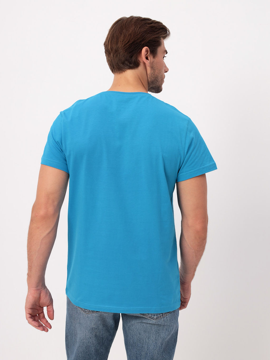 Футболка мужская короткий рукав GREG TS521 (голубой)
