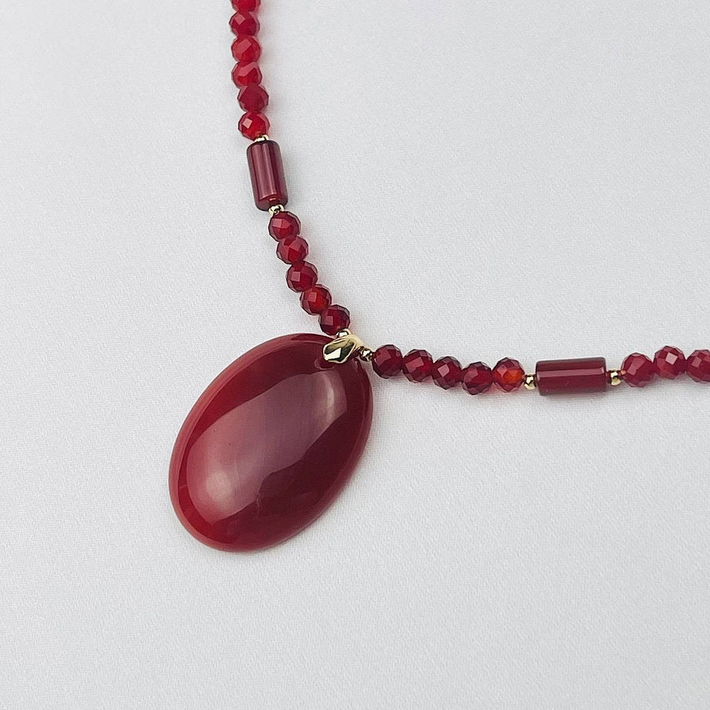 Колье из Сердолика 42 см +