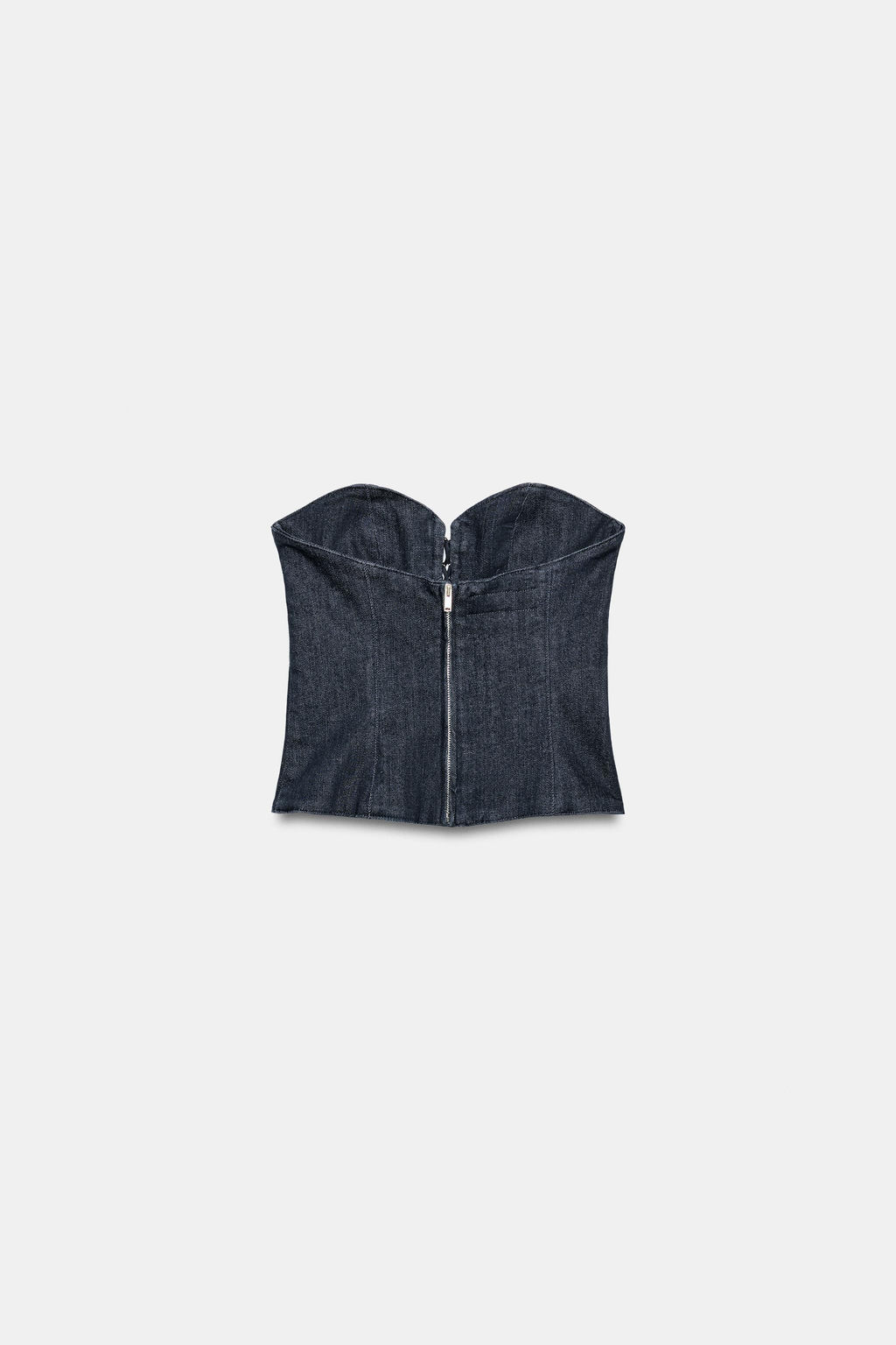 TOP CORSETERO DENIM TRF / ?ndigo oscuro - Zara фото 7
