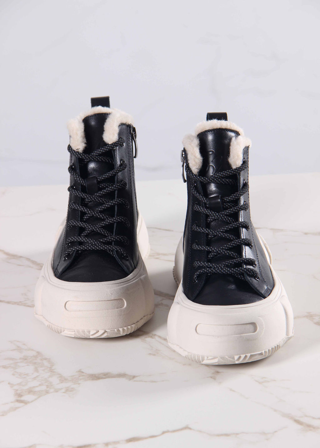 Ботинки 217.PODYUM151be. черный з/Шерсть