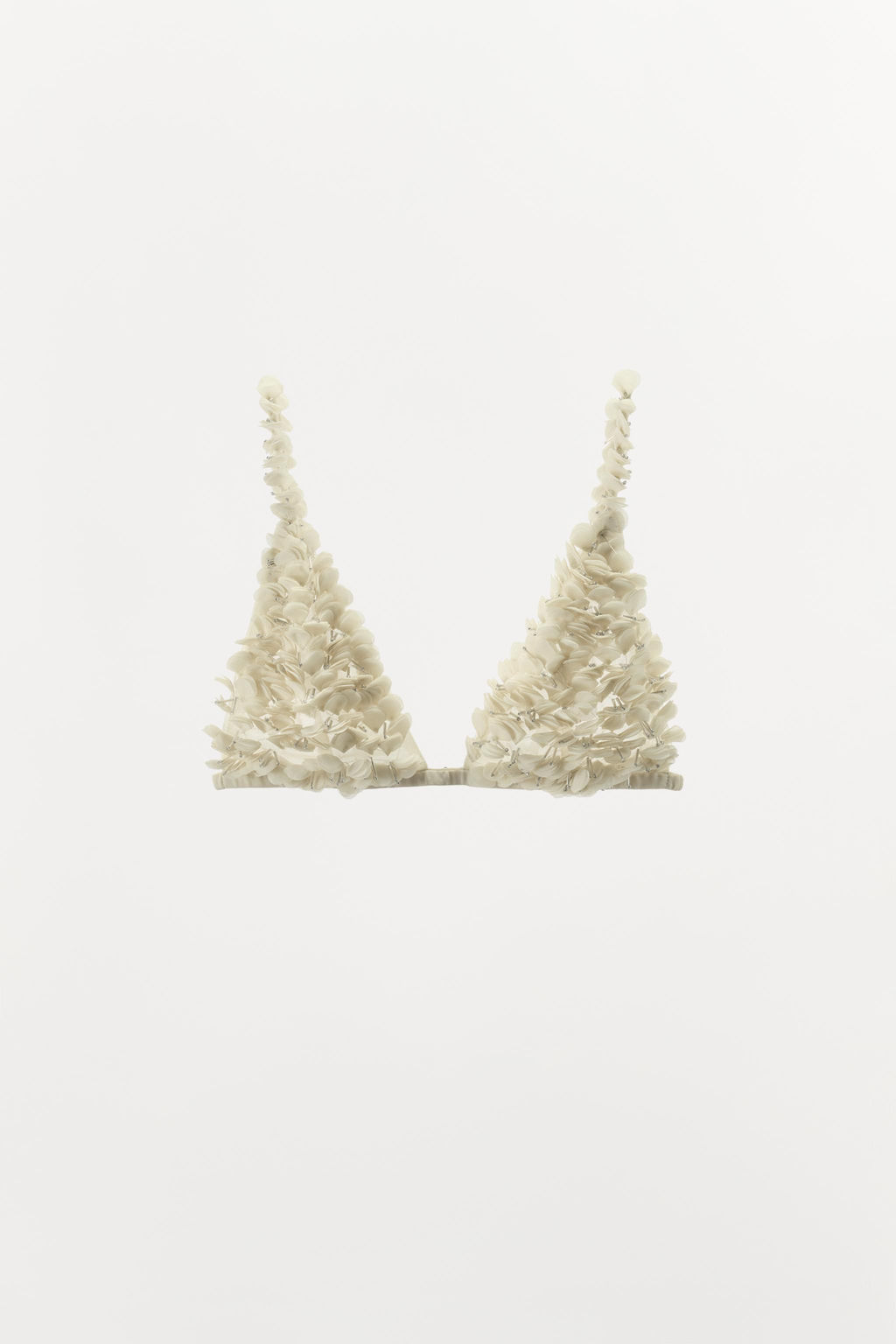 LIMITED EDITION EMBOSSED FLORAL BEADED BRA - Zara фото 3