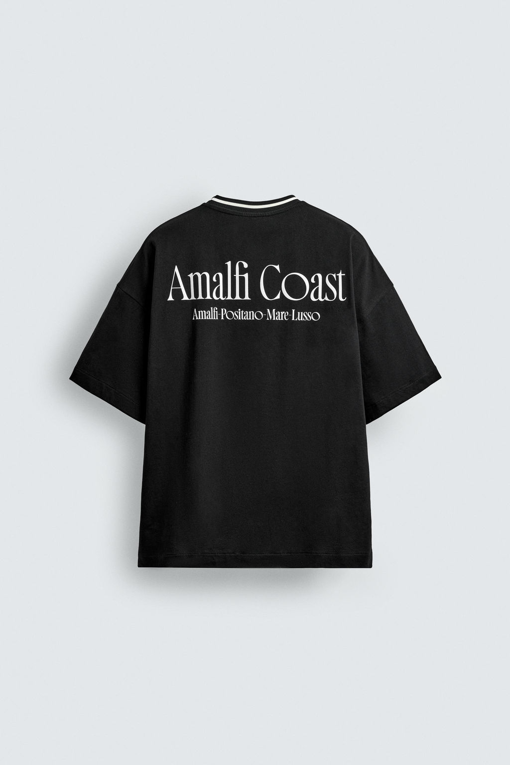 T-SHIRT WITH TEXTURED SLOGAN PRINT - Zara фото 7