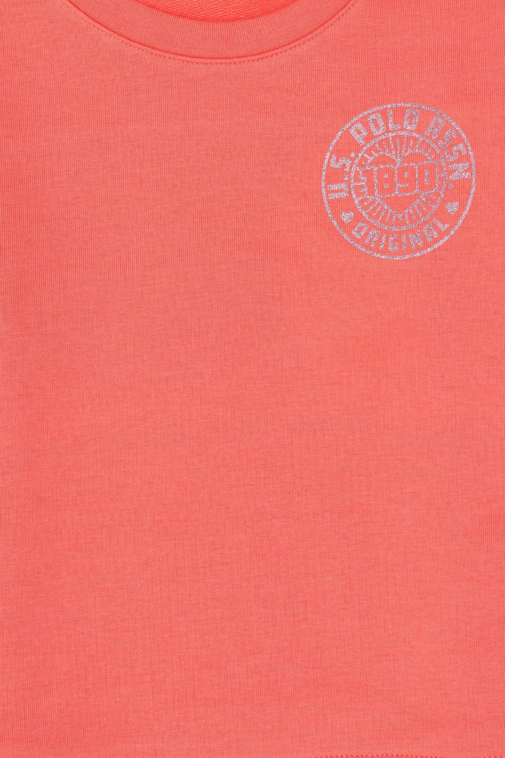 Базовый свитшот с цветком граната для девочек Неожиданная скидка в корзине - U.s. polo assn фото 3