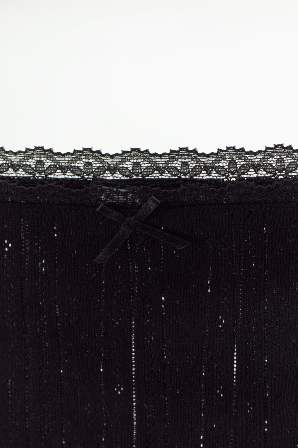 POINTELLE BRIEFS WITH LACE TRIM - Zara фото 12
