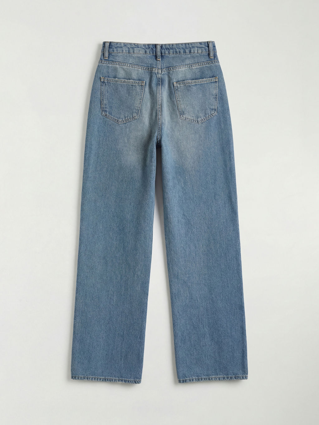 Wideleg Fit Kad?n Jean Pantolon