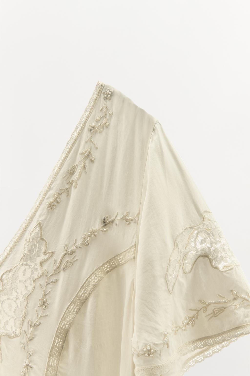 LONG EMBROIDERED DRESS - Zara фото 8