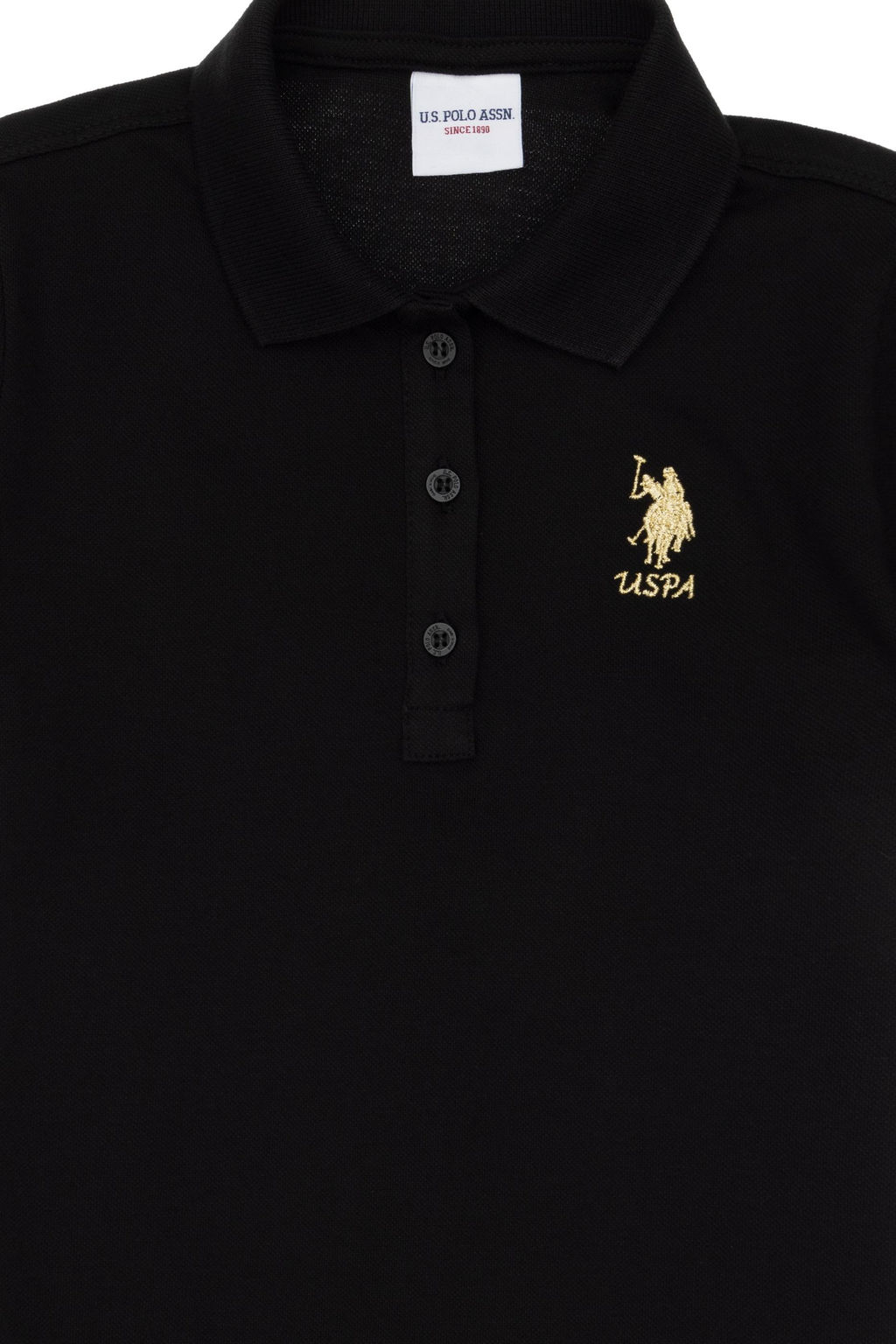 K_z _ocuk Siyah _rme Elbise Sepette S_rpriz _ndirim - U.s. polo assn фото 3