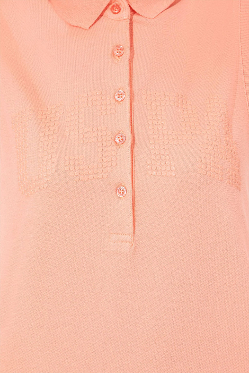 Женская футболка поло без рукавов лососевого цвета Неожиданная скидка в корзине - U.s. polo assn фото 6