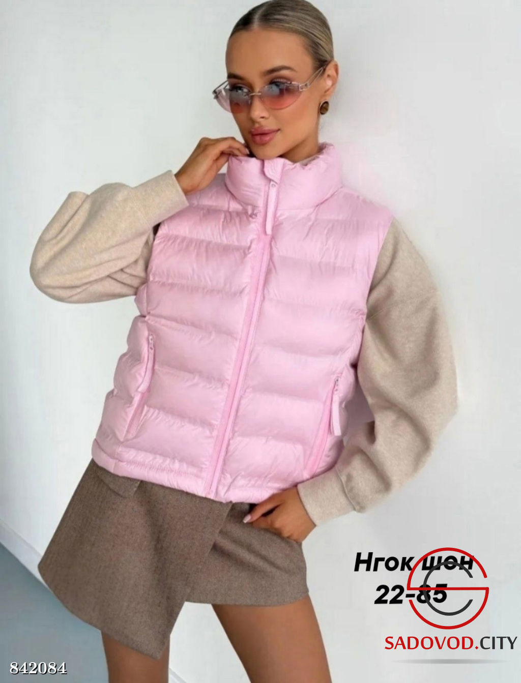 Жилетка женская без капюшона