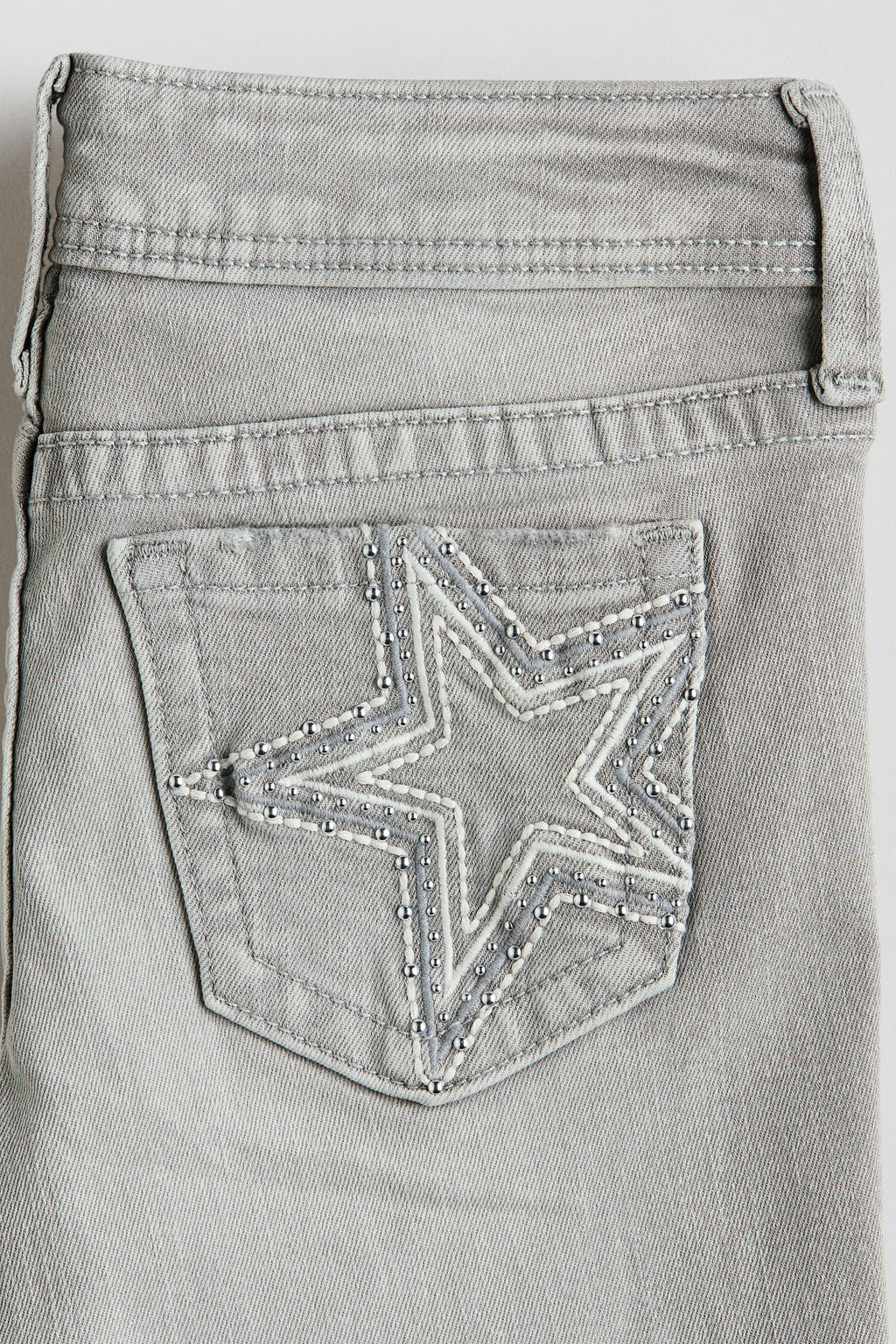 Flared Leg Low Jeans con detalle bordado - H&m фото 6