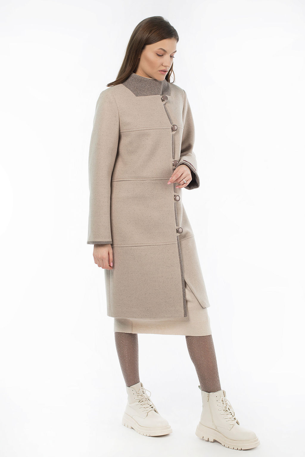 Пальто женское демисезонное - El podio фото 2