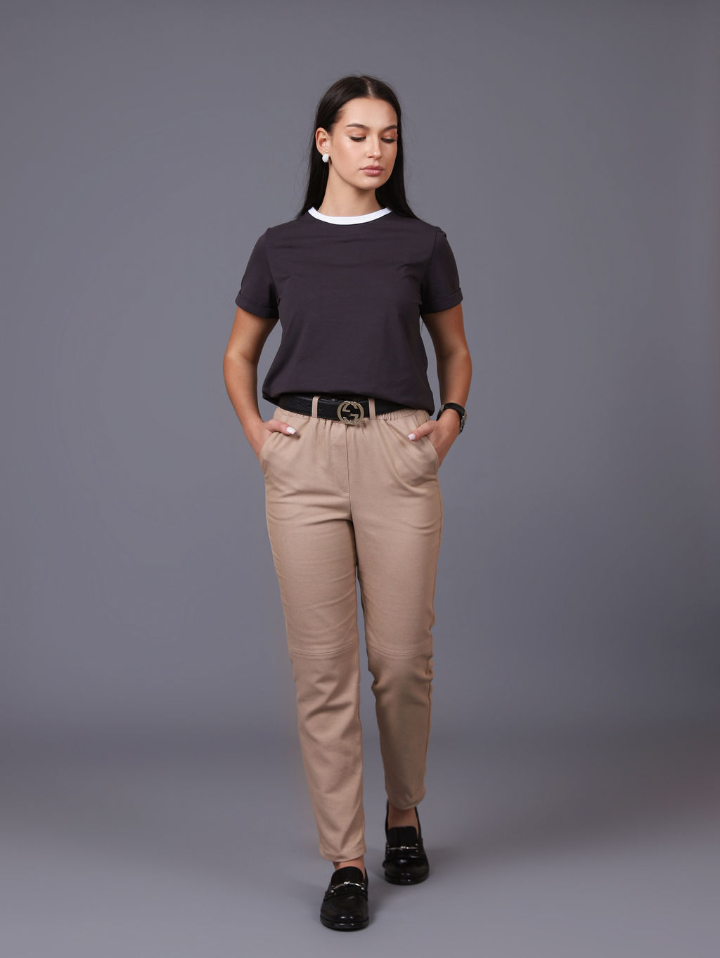 Женские Брюки женские Изабель С045 Бежевый от фабрики Спортсоло