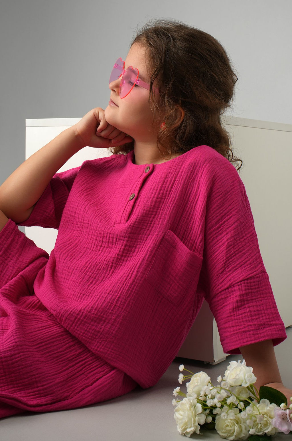 Костюм для девочки из муслина Happyfox - Happy fox фото 7