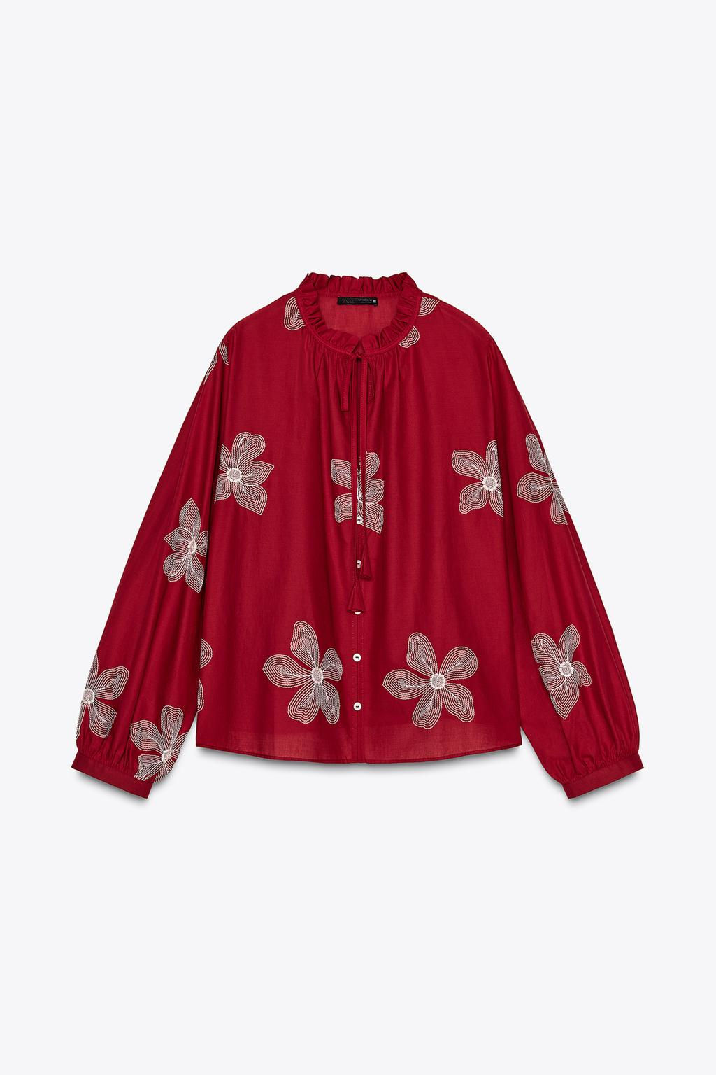 EMBROIDERED BLOUSE - Zara фото 2